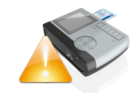 Reminder to download tachograph data